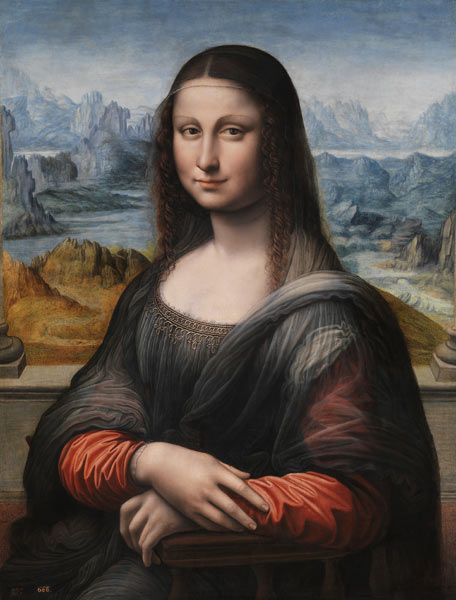 Mona Lisa (La Gioconda) à Léonard de Vinci