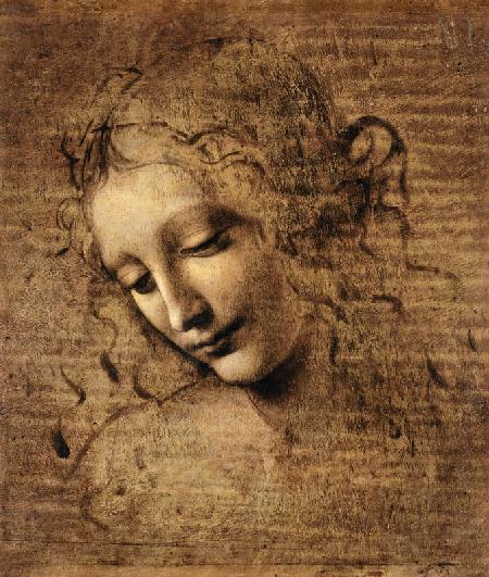 Etude d'une tête de femme - Léonard de Vinci