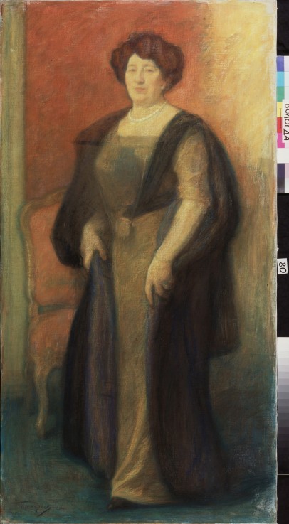 Portrait of Anna Vysotskaya à Leonid Ossipowitsch Pasternak