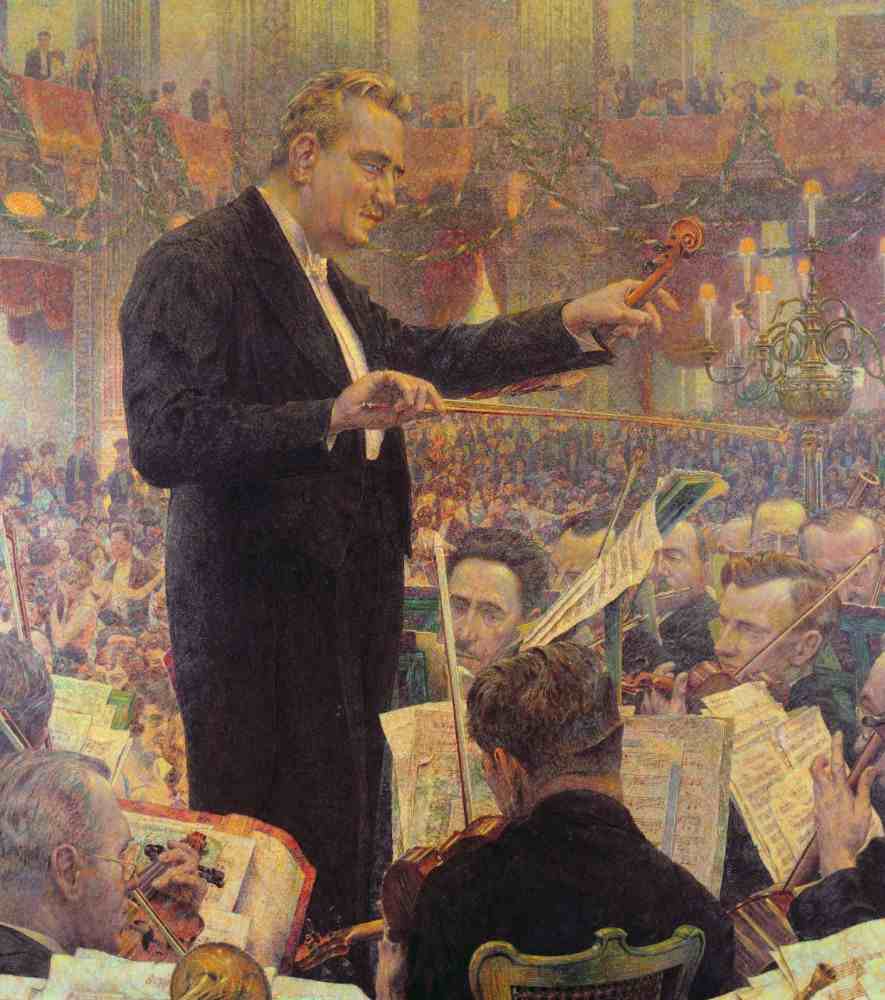 The Conductor of the Vienna Philharmonic Orchestra à Leopold Blauensteiner