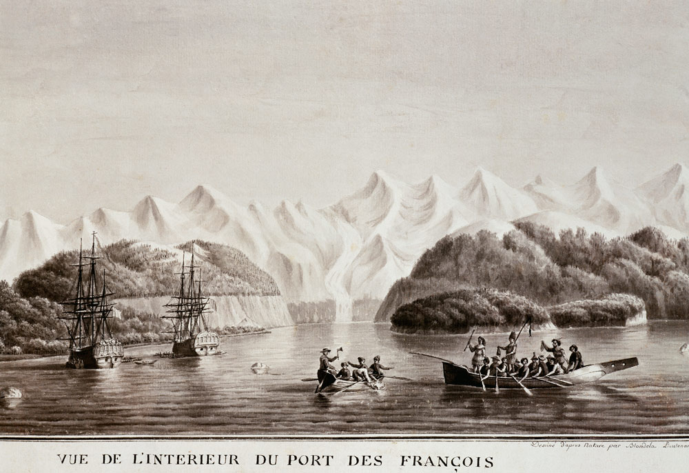 Le Port des Francais, Alaska, from ''Voyage de La Perouse'', July 1786(see also 169018) à Lieutenant Blondela