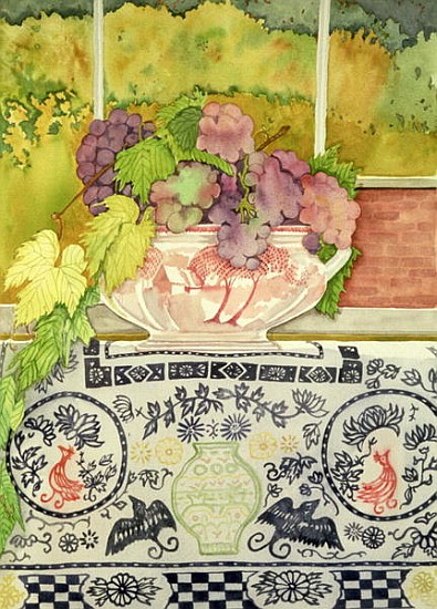 Autumnal Bouquet (watercolour)  à Lillian  Delevoryas
