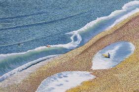 Surfing Portland Style, 2006 (oil on canvas) 