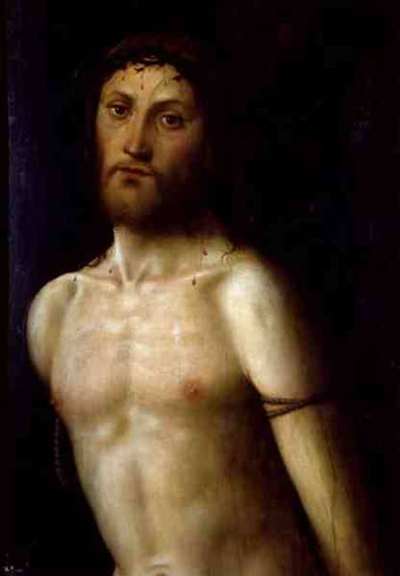 Christ Tied to the Column à Lorenzo Costa