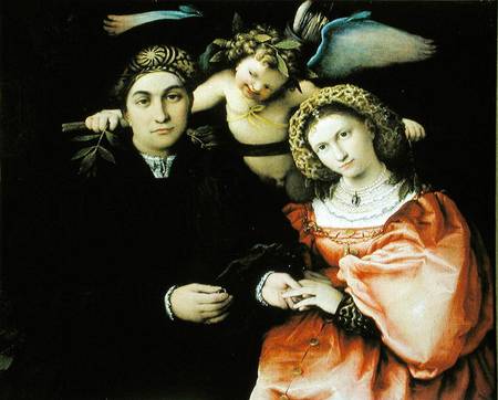 Signor Marsilio Cassotti and his Wife, Faustina à Lorenzo Lotto