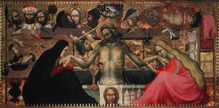 Man of Sorrows with instruments of the Passion à Lorenzo  Monaco