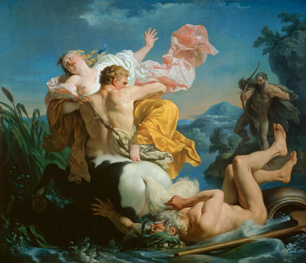 The Abduction of Deianeira by the Centaur Nessus à Louis François Lagrenée