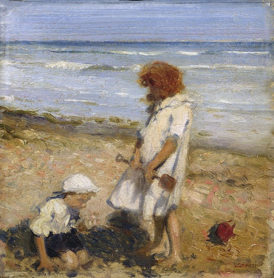 Playing on the Beach à Louis Ginnett