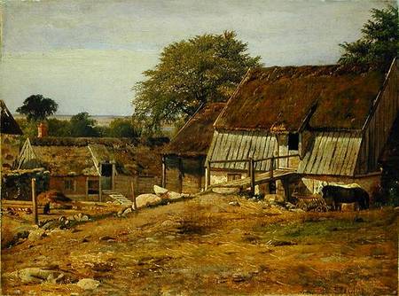 A Farmhouse in Sweden à Louis Gurlitt