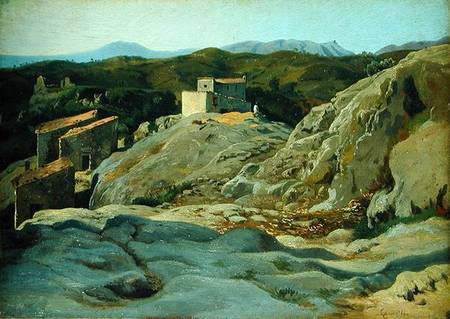 A Village in the Mountains à Louis Gurlitt