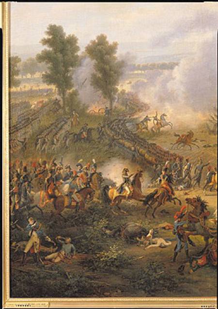 The Battle of Marengo, detail of Napoleo - Louis Lejeune en reproduction  imprimée ou copie peinte à l\'huile sur toile