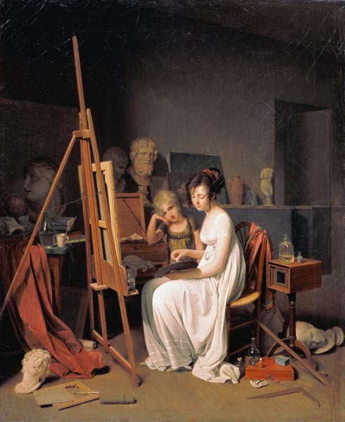 Im Atelier des Malers à Louis-Léopold Boilly
