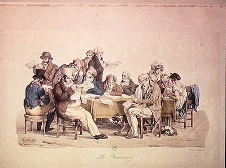 The Newspapers à Louis-Léopold Boilly