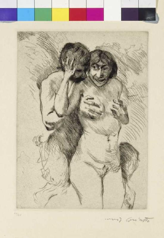 Faun und Nymphe à Lovis Corinth