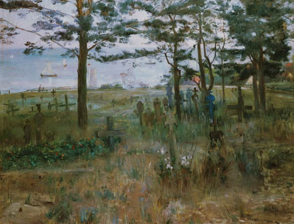 Cimetière de pêcheur à Nidden à Lovis Corinth