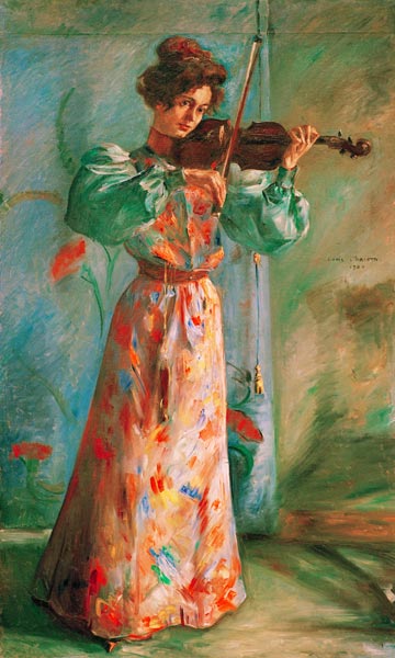 Die Geigenspielerin à Lovis Corinth