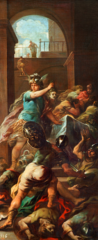 L.Giordano, Perseus mit Haupt der Medusa à Luca Giordano