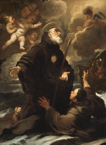 L.Giordano / St. Francis of Paola à Luca Giordano