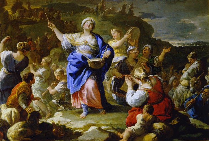 The Song of Miriam the Prophetess à Luca Giordano