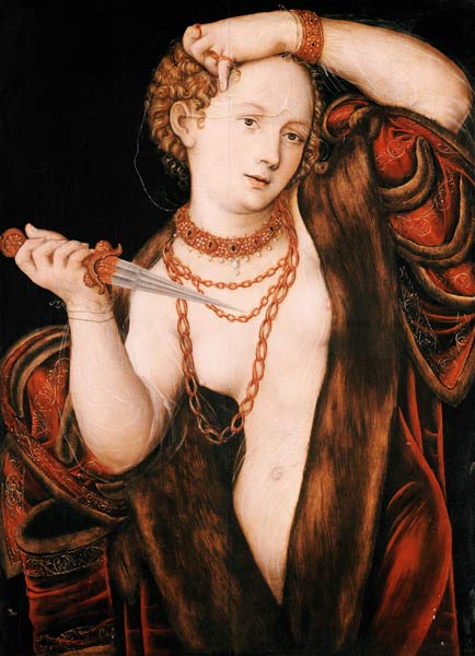 Lucretia, after 1537 à Lucas Cranach l'Ancien