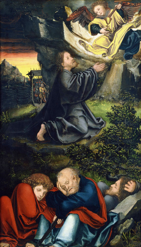 The Agony in the Garden à Lucas Cranach l'Ancien