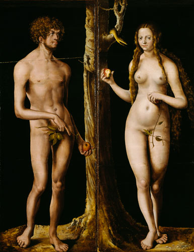 Adam and Eve à Lucas Cranach l'Ancien
