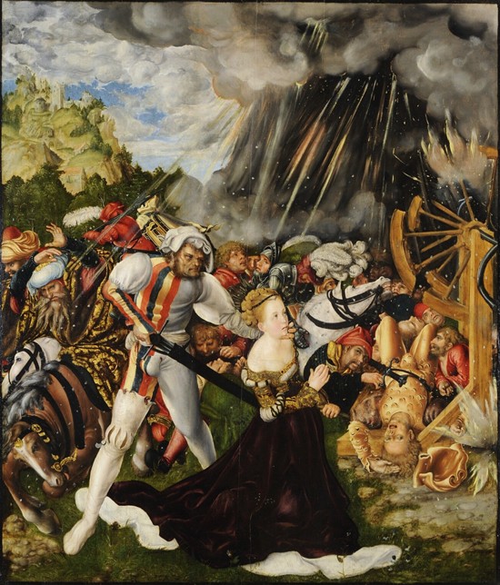 The Martyrdom of Saint Catherine à Lucas Cranach l'Ancien