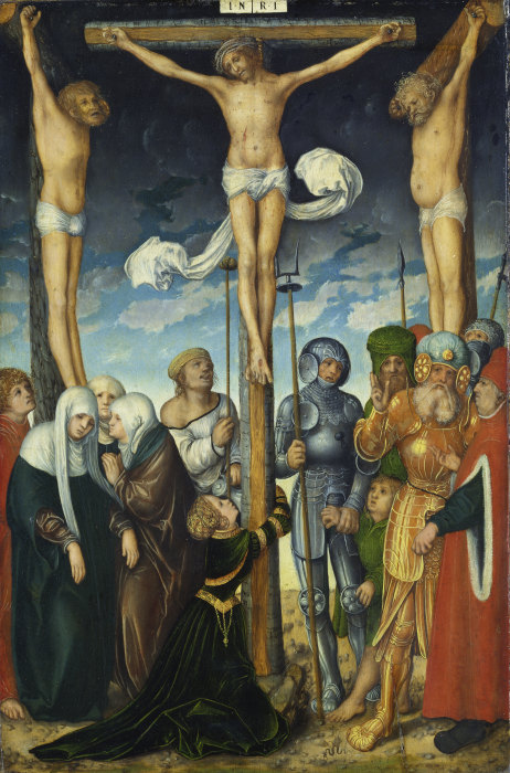 The Crucifixion à Lucas Cranach l'Ancien