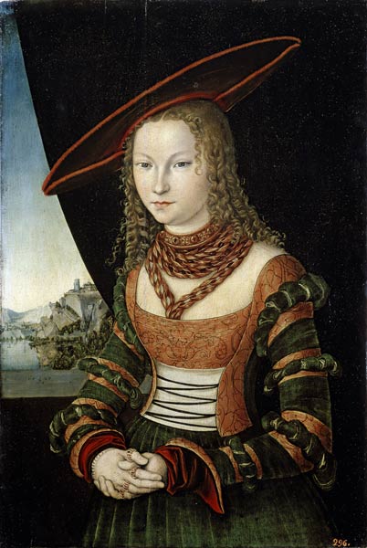 Portrait of a Lady à Lucas Cranach l'Ancien