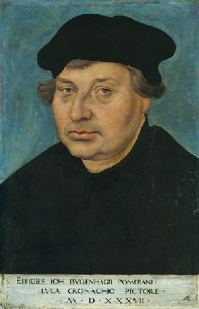 portrait du réformateur Johann Bugenhagen (1485-1558)