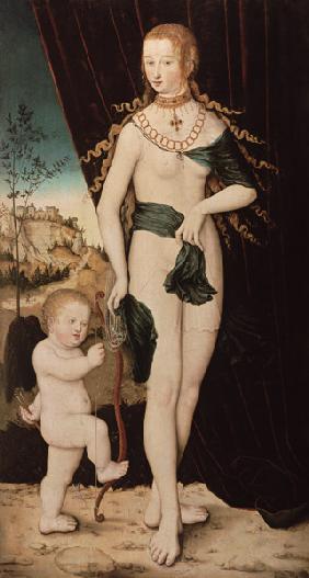 Venus et Cupido.