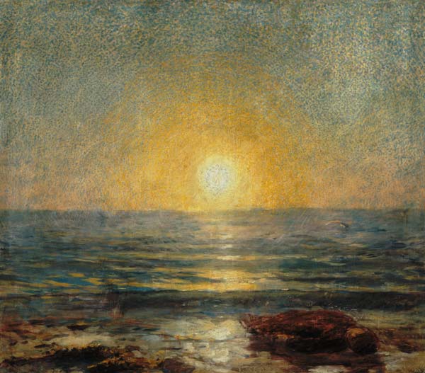 coucher de soleil à la mer, à Ludwig de Laveaux