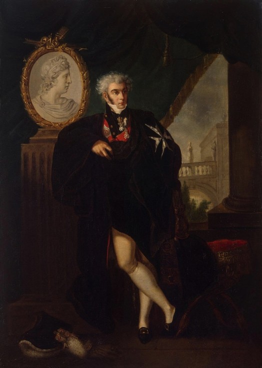 Portrait of Dmitry Lvovich Naryshkin (1758-1838) à Ludwig Guttenbrunn