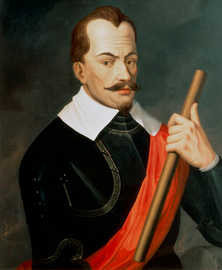 Portrait of Albrecht Wenzel Eusebius von Wallenstein (1583-1634) Duke of Friedland and Mecklenburg a à Ludwig Schnorr von Carolsfeld