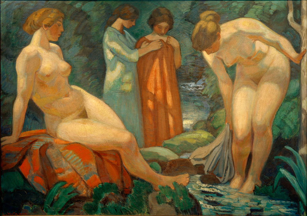 Frauen am Waldquell à Ludwig von Hofmann