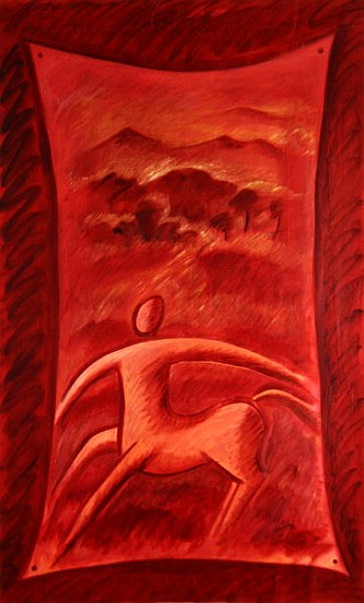 Centaure, 1995 (oil on canvas)  à Marie  Hugo