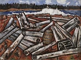 Log Jam, Penobscot Bay