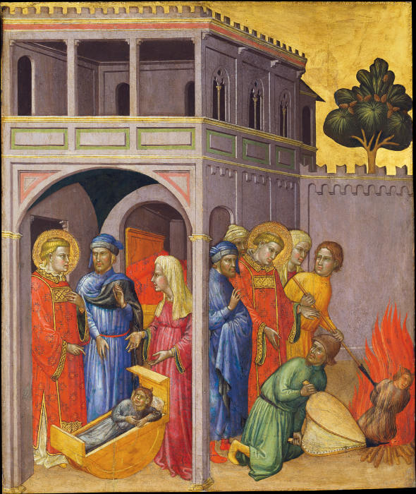 Return of the Saint and Burning of the Changeling à Martino di Bartolomeo