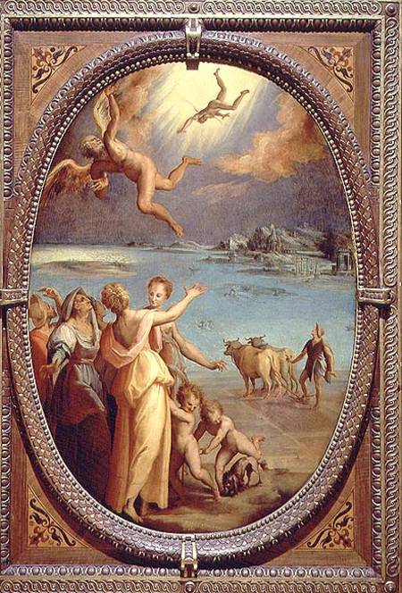 The Fall of Icarus à Maso  da San Friano