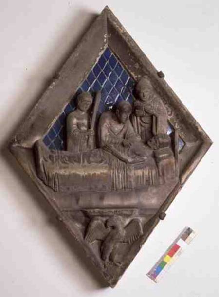 The Last Rites, relief tile from the Campanile à Maso  di Banco