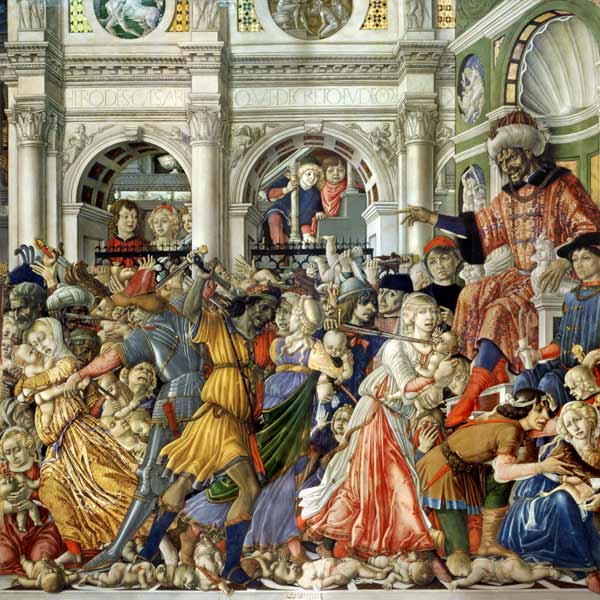 The Massacre of the Innocents à Matteo  di Giovanni di Bartolo