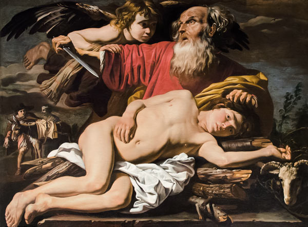 Le sacrifice d'Abraham à Matthias Stomer