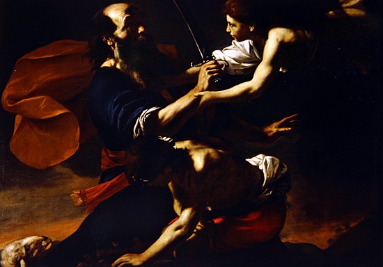 The Sacrifice of Isaac à Mattia (Il Calabrese) Preti