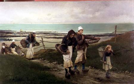 Breton Scene à Maurice Poirson