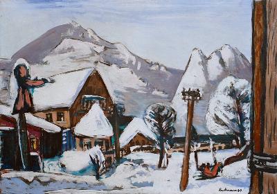 Paysage de neige, Garmisch-Partenkirchen 1934