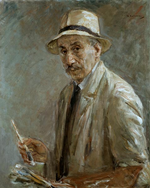 Self-portrait à Max Liebermann