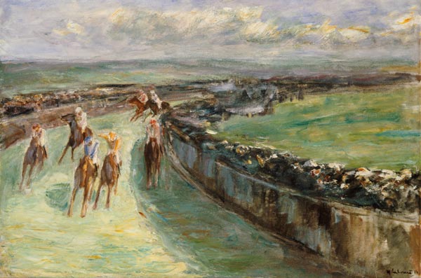 courses de cheval à Max Liebermann