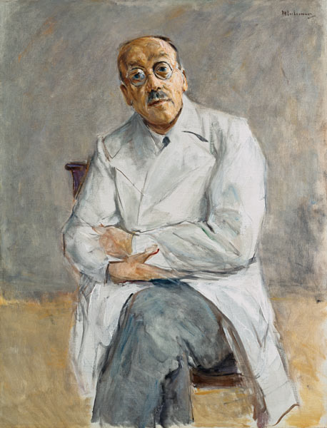 Portrait du chirurgien Prof. Ferdinand Sauerbruch à Max Liebermann