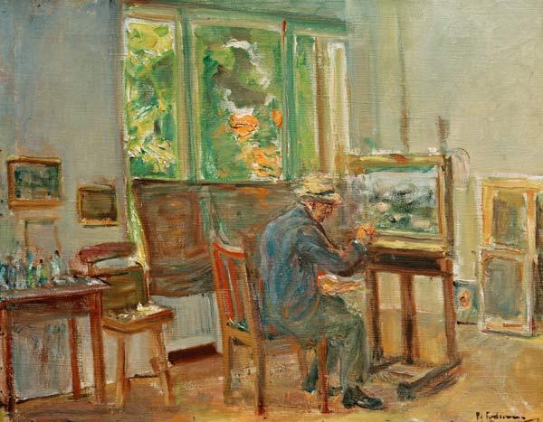 l'artiste dans son studio dans Wannsee