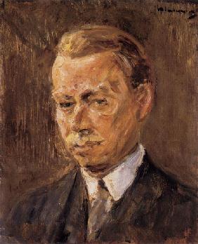 portrait d'Erich Hancke - étude de tête